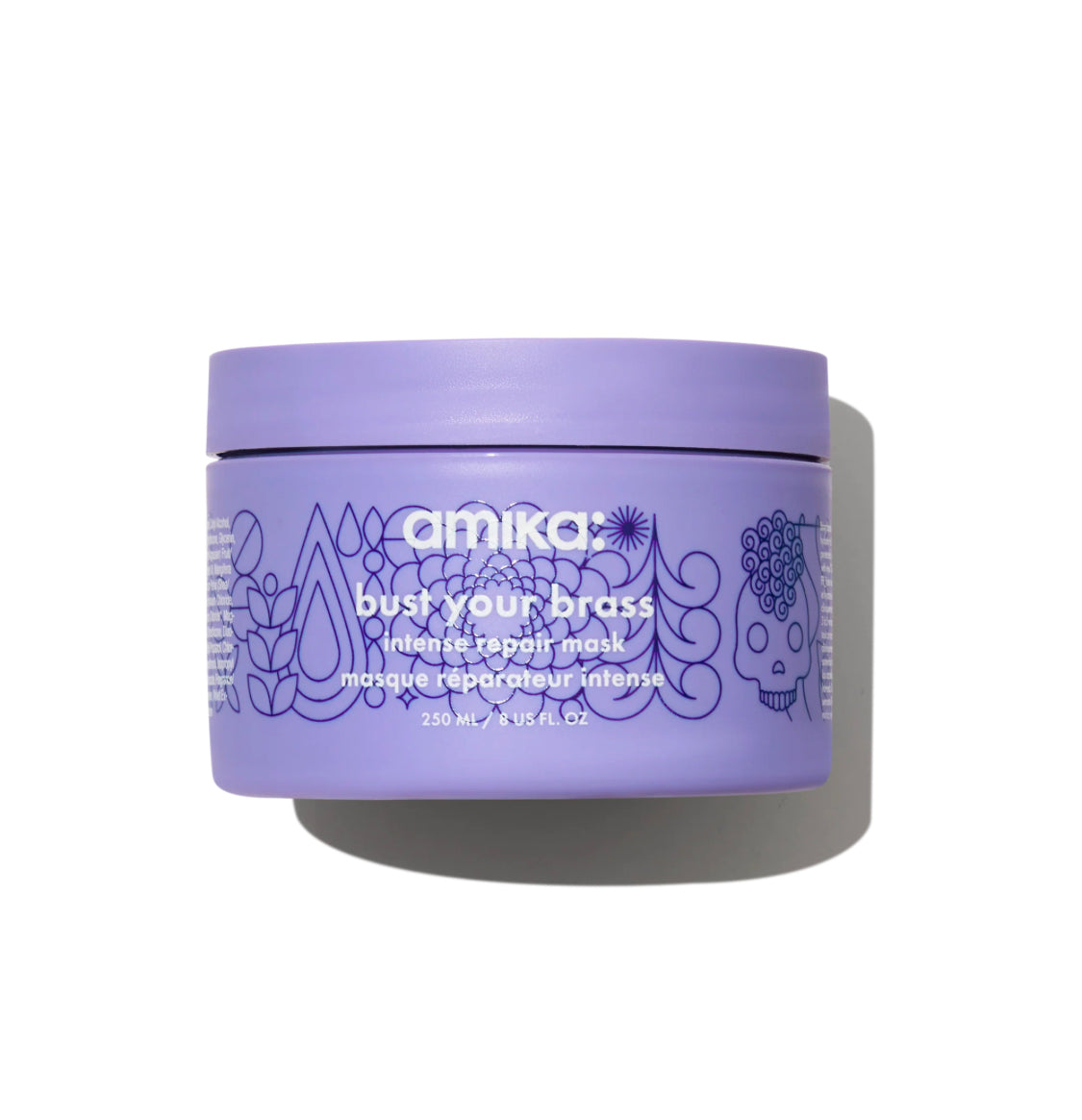 Amika Bust Your Brass Cool Blonde Intense Repair Hair Mask